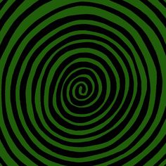 an abstract black and green spiral background