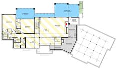 the floor plan for this house is very large and has two levels to each level