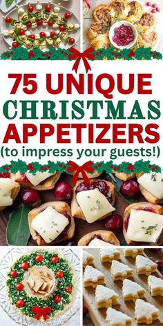 christmas dinner ideas appetizers Christmas Party Appetizers, Christmas Eve Appetizers, Party Ideas Christmas, Best Christmas Appetizers, Christmas In July Party, Christmas Appetizers Party, Elegant Appetizers, Christmas Recipes Appetizers, Best Appetizer Recipes