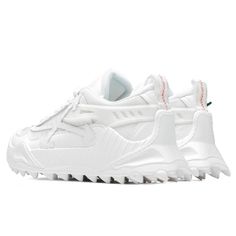 The Off-White ODSY 1000 is a must-have elevated sneaker for any collection. Featuring a leather upper and a paneled design, the silhouette’s signature zip tie tag makes an impression at the laces. The polyester lining adds a sense of comfort, while the rubber outsole underneath supports the remainder of the look. Leather upper Paneled design Zip tie tag Lace-up closure Polyester lining Rubber outsole All sizes are listed in European Men’s sizing unless stated otherwise Style No: OMIA139C99FAB001 Odsy 1000, European Men, White C, Zip Ties, S Signature, Us Man, Nike Cortez Sneaker, No Color, Comme Des Garcons