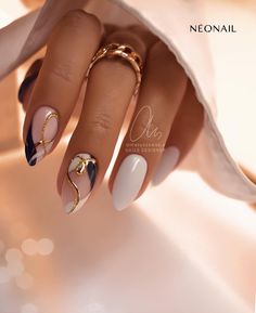 Gold Design Nails, Pretty Nails Ideas, Flash Nails, Nail Art Gold, November Nails, Thanksgiving Nails, Best Nail Art