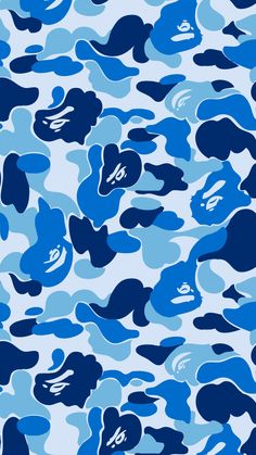 a blue and white camo pattern is shown in this image, it appears to be very