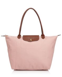 Longchamp Le Pliage Tote Bag - Rose Longchamp Le Pliage Large, Bags For School, Nylon Tote Bag, My Style Bags, Handbags For School