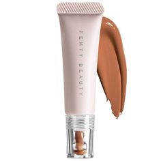 What it is: An undereye brightener that hydrates, brightens, and conceals with sheer to buildable coverage-Delivering a no-makeup makeup effect and longwear formula.Coverage: LightFinish: Natural Formulation: Liquid Ingredient Callouts: Free of parabens and phthalates. It is also vegan, gluten-free, and cruelty-free.What Else You Need to Know: The Bright Fix Eye Brightener Concealer has a serum-like texture that instantly brightens and blurs with a crease-, humidity-, and sweat-resistant formula Undereye Brightener, Eye Brightener, Sephora Beauty, Medium Skin Tone, Under Eye Concealer, Makeup Concealer, Eye Concealer, Fenty Beauty, Rihanna