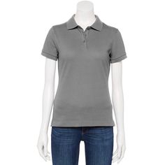 Enhance her school uniform basics with this juniors' polo shirt from SO.Click on this WOMEN'S GUIDE to find the perfect fit and more! Polo neckline Cuffed short sleeves Vented hemFABRIC & CARE Cotton Machine wash ImportedSUSTAINABILITY FEATURES Supports more sustainable cotton farming Size: X Small. Color: Charcoal. Gender: female. Age Group: kids. Fitted Casual Polo Shirt For School, Sporty Cotton Polo Shirt For School, Fitted Short Sleeve Polo Shirt For School, Fitted Cotton Polo Shirt For School, Basic Solid Polo Shirt For School, Basic Fitted Cotton Polo Shirt, Basic Solid Color Polo Shirt For School, Stretch Cotton Collared Polo Shirt, Classic Fitted School T-shirt