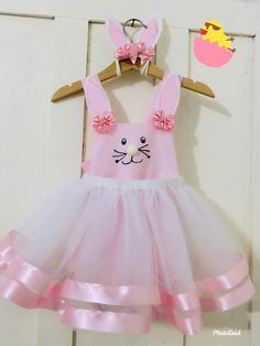 Book Crafts Diy, Diy Toddler, Bunny Outfit, Doll Costume, Easter Outfit