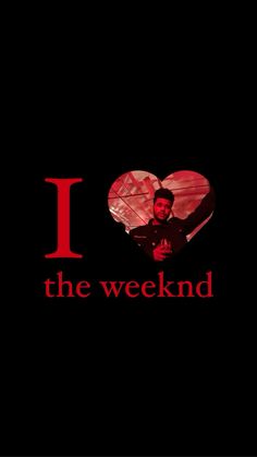 i love the weeknd wallpaper with a man holding a heart in front of his face