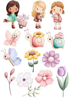 동화 삽화, Cute Fairy, Cute Clipart, Art Drawings For Kids, Kit Digital, Cute Images, Scrapbook Stickers, Fabric Painting