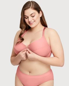 This everyday bra is perfect for any occasion! It's easy to get in and out of, offers great front underwire support, and provides smoothing support in the back - with no wire poke, creasing or strap slippage! Enjoy all-around smoothing support with this amazing everyday bra. Solid Full Coverage Nursing Bra With Padded Cups, Full Coverage Nursing Bra With Padded Cups, Nursing Bra With Built-in Bra, Full Cup, Solid Color Shaping Underwire Bra, Solid Shaping Underwire Bra, Underwire Nursing Bra With Moderate Coverage, Supportive Underwire Bra With Moderate Coverage, Measure Bra Size, High Support Bra