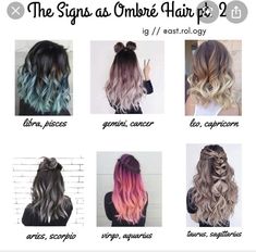 Zodiac Signs Hairstyles, Zodiac Hair