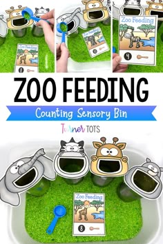 the zoo feeding game is an easy way to teach children how to feed animals