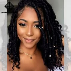 Goddess Faux Locs, Curly Faux Locs, Megan Good, Faux Dreads, Spring Sunshine, Long Box Braids, Try On Hairstyles, Crochet Braid Styles