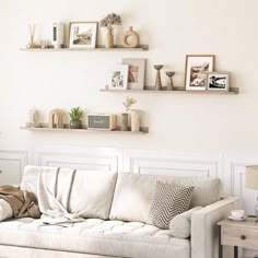 a living room filled with furniture and decor