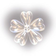 an image of a flower made out of plastic