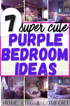 teen bedroom ideas, teen bedroom decor, purple bedroom ideas, celestial room, witchy bedroom, lavender bedroom, purple room decor, purple bedroom decor, purple bedroom aesthetic, teen bedroom designs, teen room decor Purple Bedrooms