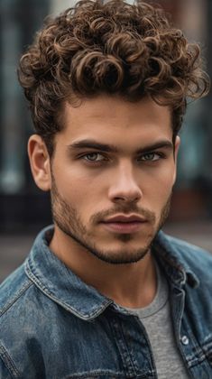 short curly mens hairstyles Hair Challenge, Hair Maintenance Tips, Wavy Hair Men, Hairstyles Curly, Hairstyles For Men, Curly Hair Men