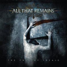 the album cover for all that remains, featuring a naked man holding a knife in his hand