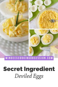 the secret ingredient is deviled eggs and it's easy to make with just 3 ingredients