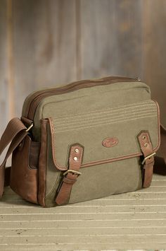 Rule the business day and travel like a pro with our handsome Canvas and Leather Messenger Bag. Free shipping   returns. Rich Design, Crafted Bag, Leather Messenger Bag, Leather Messenger, Velcro Straps, Like A Pro, Canvas Leather, Soft Suede, Leather Handbag