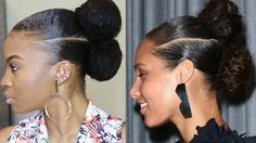 Alicia Keys Inspired Natural Hair Updo Natural Video, Hair Updos Tutorials, Protective Hairstyles For Natural Hair, Natural Hairstyle, Healthy Natural Hair