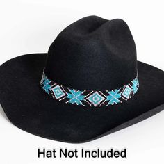 The Sadie Beaded Black Hat Band is perfect for cowboy and fedora hats. Crafted with high quality black beads, its eye-catching design will take your hat game to the next level. Style with confidence and get ready to turn heads. **Please note this is the hatband only** Luxury Black Elegant Hat Band, Cheap Casual Solid Color Hat Bands, Bohemian Black Hat For Western-themed Events, Black Bohemian Felt Hat For Western-themed Events, Bohemian Black Hat Band For Western-themed Events, Black Country Style Hat For Festivals, Handmade Black Western Felt Hat, Country Style Black Hat For Festival, Adjustable Black Hat Band For Rodeo