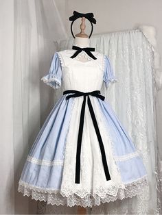 Alice Clothes, Fake Collar, Kawaii Fashion Outfits, Sweet Lolita