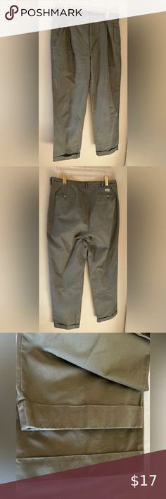 Polo Ralph Lauren Hammond Green Mens pants. W36:L32. Good Cond. See pic for spot