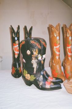 The Brother Vellies Doodle Boots have been a long-time fan favorite. They are one-of-a-kind works of art handmade and hand painted with love by Artisans in Mexico. From its inception, Brother Vellies has been dedicated to advocating for women’s rights. After the Supreme Court overturned Roe v Wade, effectively stripping women of the right to bodily autonomy and access to abortion, Aurora James was inspired to create a collection dedicated to Women and their fight for bodily autonomy to fight aga Aurora James, Brother Vellies, Bodily Autonomy, Women’s History, Vintage Cowboy, Women’s Rights, Planned Parenthood, Reproductive Health, Shoe Closet