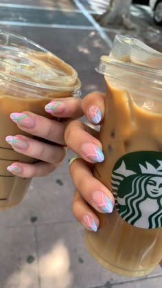 Nail Swag, Minimalist Nails, Fire Nails, Beautiful Nail Art, Dream Nails, A Cup Of Coffee, Funky Nails, Pretty Acrylic Nails, Nail Arts