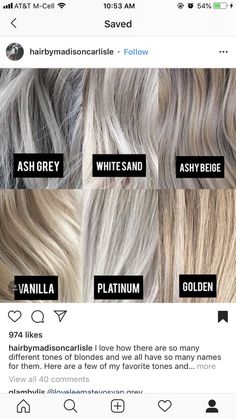 Cool Blonde Highlights, Grey Blonde Hair, Grey Hair Transformation, Silver Blonde Hair, Silver Hair Color, Silver Blonde, Blending Gray Hair, Ash Blonde Hair, Gray Hair Highlights