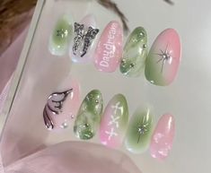 Txt Nails Tomorrow, K Pop Nail Art, Txt Nail Art Designs, Kpop Gel Nails, Temptation Txt Nails, Txt Inspired Nails Temptation, Txt Themed Nails, Kpop Inspo Nails, Kpop Concert Nails