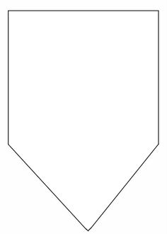 a baseball field with the base line drawn out and ready to be used as a coloring page