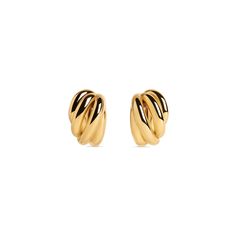 Women's Saturne Earrings in Gold | Balenciaga US Balenciaga Store, Balenciaga Jewelry, Wishlist 2024, Chunky Earrings, Sunglasses Brand, Friend Goals, Earrings In Gold, Mens Accessories Jewelry, Yellow Gold Earring