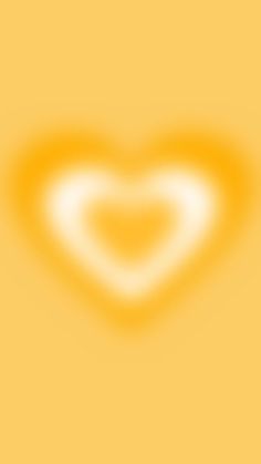 a yellow background with a white heart in the middle