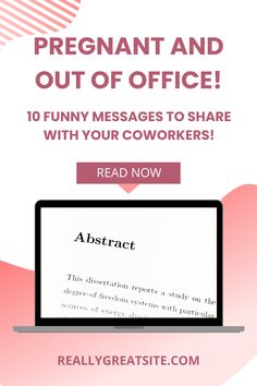 Looking for the perfect "out of office" message to send while you're on maternity leave? Check out these 10 funny, pregnancy-themed out-of-office messages that will make your coworkers smile! From witty one-liners to playful messages, we've got the perfect way to let your team know you're away on baby duty. Get ready for some laughs and inspiration to craft your own hilarious message. Perfect for any expectant mom who wants to keep things lighthearted while away from work! Im Pregnant, Funny Pregnancy, Witty One Liners, 10 Funniest