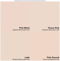 the different shades of pink paint that are available for use in furniture and home decor