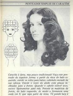 Vintage Hairstyles Tutorial, Vintage Curls, 70s Hair, Hair Patterns, Hair Rollers, Old Fashion, Aesthetic Hair