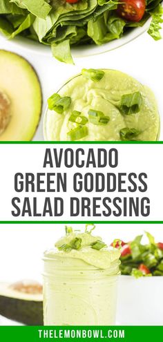 avocado green goddess salad dressing recipe