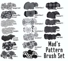 the mad's pattern brush set