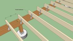 the diagram shows how to build an outdoor bench