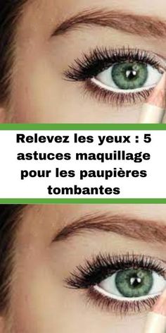 Relevez les yeux : 5 astuces maquillage pour les paupières tombantes Eye Make, Makeup Skin Care, Skin Makeup, Eye Makeup, Massage, Hair Makeup, Skin Care, Couture, Skin