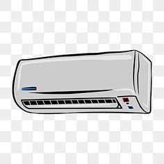 an air conditioner on a white background