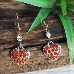 E2494 Red Crystal Silvertone Heart Drop Dangle Earrings Fishhook Backs Rubber Stoppers Bundle & Save! Join The Live Shows! Automatically Save 25% On 3+! Buy With Confidence! 3000+ Listings Available! New Items Added Weekly! Party Cohost, Posh Ambassador & Mentor With 5000+ Sales! #Jesisfashionz #Statement #Jewelry #Fun #Fashion #Fashionjewelry #Style #Gunmetal #Statementearrings #Chunky #Funky #Diva #Largeearrings #Runway #Boutique #Ear #Accessories #Accessory #Different #Glam #Model #Unique #Ea Red Nickel-free Dangle Heart Earrings, Red Heart Pendant Earrings For Anniversary, Red Metal Earrings For Anniversary, Red Dangle Heart Earrings, Nickel-free Red Heart Earrings, Red Metal Earrings For Valentine's Day, Red Heart Charm Earrings For Party, Red Dangle Heart Earrings For Party, Red Heart Charm Metal Earrings