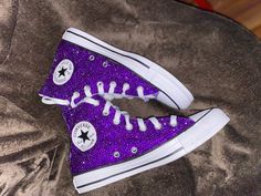 Any color Blinged converse Bedazzled Converse, Sparkly Converse, Low Top Tennis Shoes, Purple Converse, Bling Converse, Jeweled Shoes, Christmas Shoes, Sneakers Athletic, Converse Sneakers