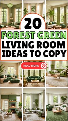 green living room decorating ideas to copy for the homeowner in you's life