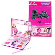 Townley Girl Barbie 8-Well Eyeshadow Palette, Shimmery Colors, Pigmented Blendable, 1 Application Brush, Non-Toxic 8+ Perfect for Parties, Sleepovers & Makeovers Girl Barbie, Shimmery Eyeshadow, Eye Shadow Palette, Barbie Collection, Slumber Parties, Ely, Shadow Palette, Barbie Girl