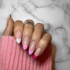 Unghie Sfumate, Nagellack Trends, February Nails, Nail Designs Valentines, Minimal Nails, Her Nails, Heart Nails, Dream Nails, Pretty Acrylic Nails