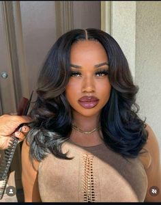 Short Sew In Hairstyles, Sew In Hairstyles, Blowout Hair, Classic Hairstyles, Body Wave Hair, Great Hair, Black Girls Hairstyles, Looks Style, Hair Dos