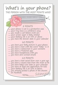 a pink mason jar with the text what's in your phone?