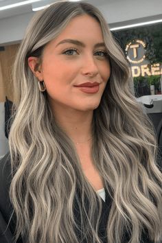 ash blonde, hair color, hair inspiration Ash Blonde Fall Hair, Ash Blonde Balayage Brunette Money Piece, Moody Blonde Hair, Ash Blonde Vs Ash Brown, Blonde Brown Medium Length Hair, Ashy Icy Blonde Hair, Extra Light Ash Blonde Hair, Low Maintenance Ash Blonde Hair, Ash Toned Blonde Hair